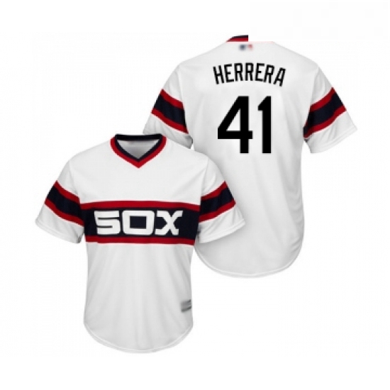 Youth Chicago White Sox 41 Kelvin Herrera Replica White 2013 Alternate Home Cool Base Baseball Jerse