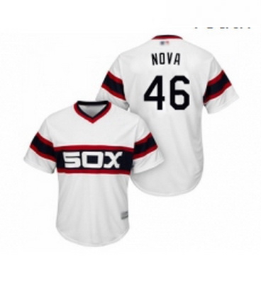 Youth Chicago White Sox 46 Ivan Nova Replica White 2013 Alternat