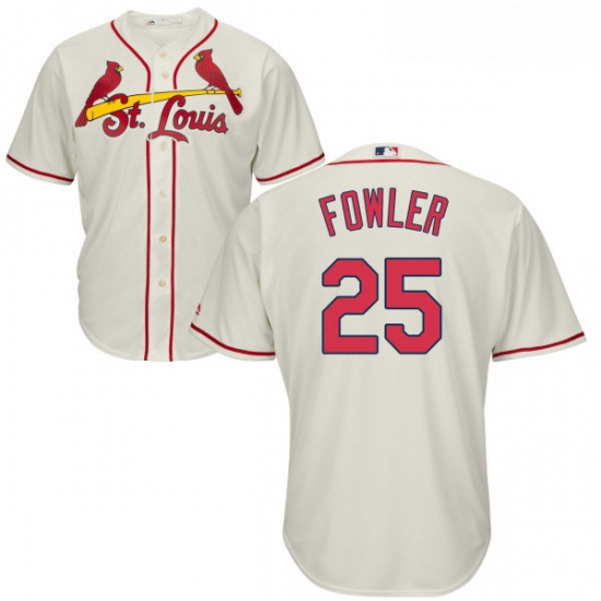 Youth Majestic St Louis Cardinals 25 Dexter Fowler Authentic Cre