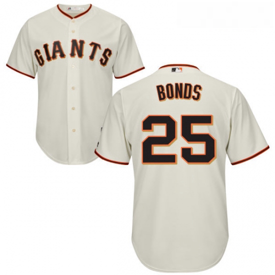 Youth Majestic San Francisco Giants 25 Barry Bonds Authentic Cre