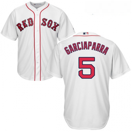 Youth Majestic Boston Red Sox 5 Nomar Garciaparra Replica White 