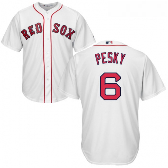 Youth Majestic Boston Red Sox 6 Johnny Pesky Replica White Home 