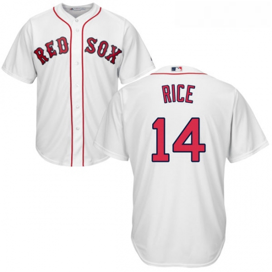 Youth Majestic Boston Red Sox 14 Jim Rice Authentic White Home C