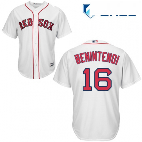 Youth Majestic Boston Red Sox 16 Andrew Benintendi Replica White