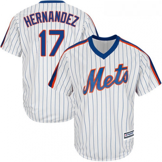 Youth Majestic New York Mets 17 Keith Hernandez Replica White Al