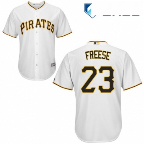 Youth Majestic Pittsburgh Pirates 23 David Freese Replica White 