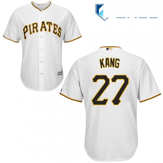 Youth Majestic Pittsburgh Pirates 27 Jung ho Kang Replica White 