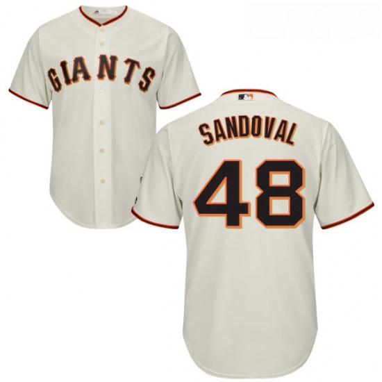 Youth Majestic San Francisco Giants 48 Pablo Sandoval Authentic 