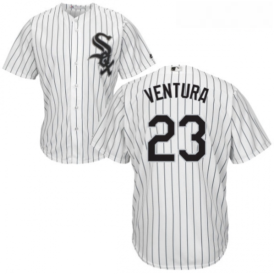 Youth Majestic Chicago White Sox 23 Robin Ventura Authentic White Home Cool Base MLB Jersey