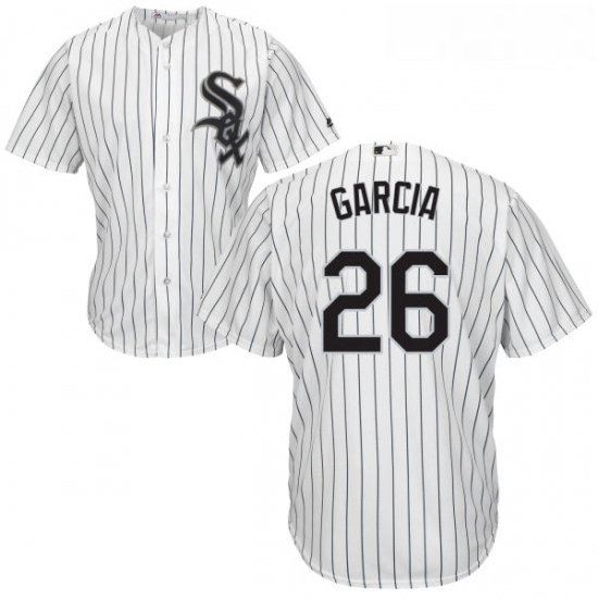 Youth Majestic Chicago White Sox 26 Avisail Garcia Authentic White Home Cool Base MLB Jersey