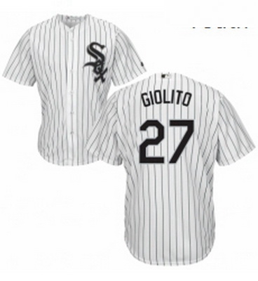 Youth Majestic Chicago White Sox 27 Lucas Giolito Replica White Home Cool Base MLB Jersey