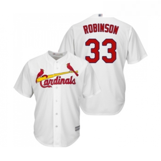 Youth St Louis Cardinals 33 Drew Robinson Replica White Home Coo
