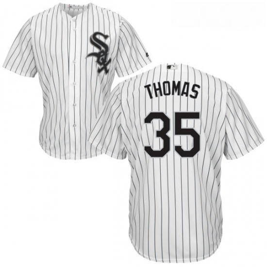 Youth Majestic Chicago White Sox 35 Frank Thomas Replica White H