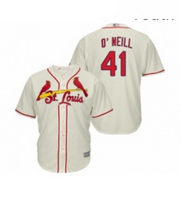 Youth St Louis Cardinals 41 Tyler O Neill Replica Cream Alternate Cool Base Baseball Jersey