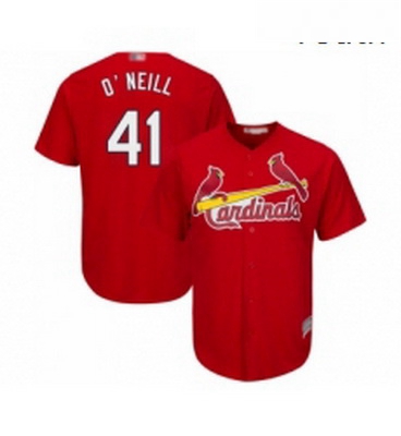 Youth St Louis Cardinals 41 Tyler O Neill Replica Red Alternate 