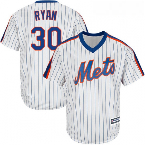 Youth Majestic New York Mets 30 Nolan Ryan Authentic White Alternate Cool Base MLB Jersey