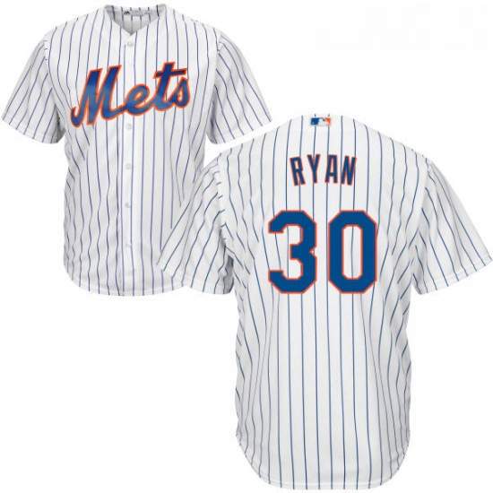 Youth Majestic New York Mets 30 Nolan Ryan Authentic White Home Cool Base MLB Jersey