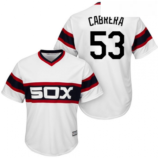 Youth Majestic Chicago White Sox 53 Welington Castillo Replica White 2013 Alternate Home Cool Base M