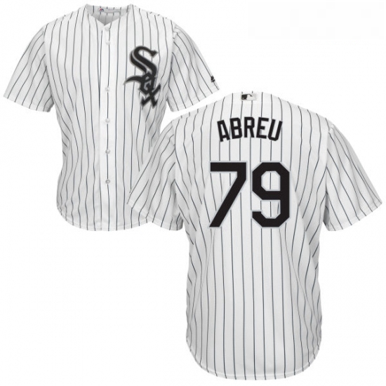 Youth Majestic Chicago White Sox 79 Jose Abreu Replica White Home Cool Base MLB Jersey