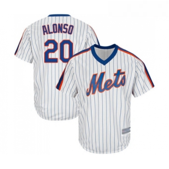 Youth New York Mets 20 Pete Alonso Authentic White Alternate Cool Base Baseball Jersey