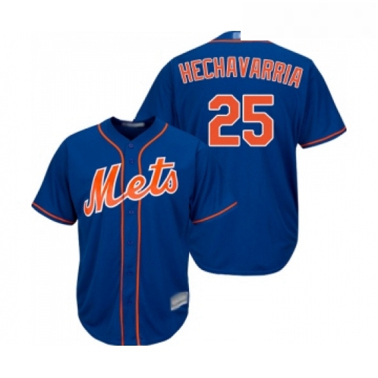 Youth New York Mets 25 Adeiny Hechavarria Authentic Royal Blue Alternate Home Cool Base Baseball Jer