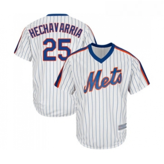 Youth New York Mets 25 Adeiny Hechavarria Authentic White Alternate Cool Base Baseball Jersey