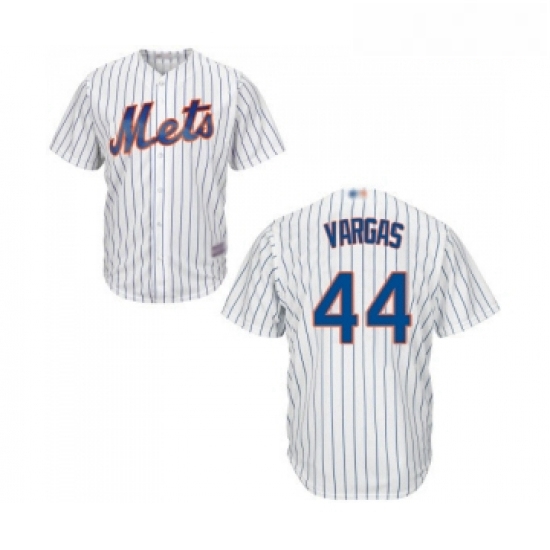 Youth New York Mets 44 Jason Vargas Authentic White Home Cool Base Baseball Jersey