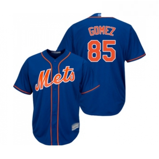 Youth New York Mets 85 Carlos Gomez Authentic Royal Blue Alternate Home Cool Base Baseball Jersey