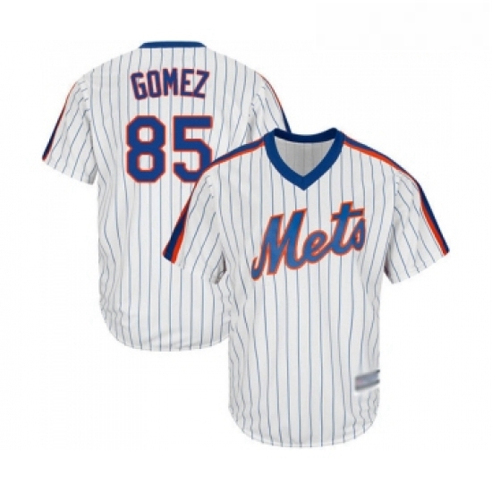 Youth New York Mets 85 Carlos Gomez Authentic White Alternate Cool Base Baseball Jersey