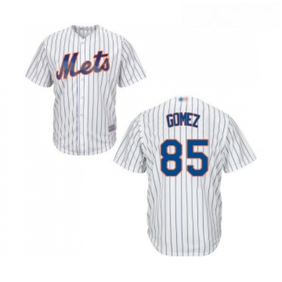 Youth New York Mets 85 Carlos Gomez Authentic White Home Cool Base Baseball Jersey