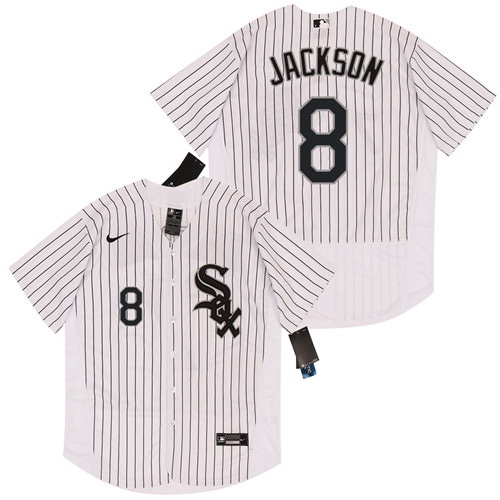 White Sox 8 Bo Jackson White 2020 Nike Flexbase Jersey