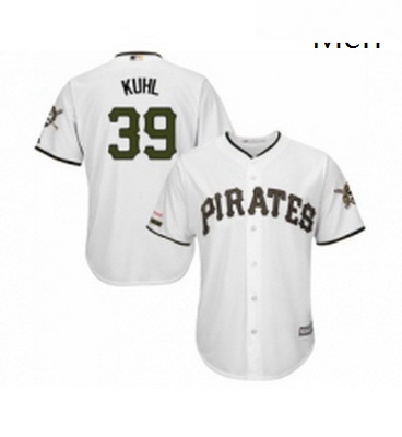 Mens Pittsburgh Pirates 39 Dave Parker Replica White Alternate Cool Base Baseball Jersey