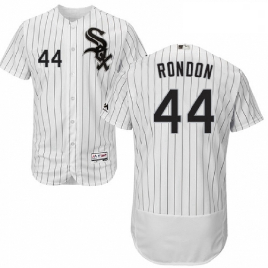 Mens Majestic Chicago White Sox 44 Bruce Rondon White Home Flex Base Authentic Collection MLB Jersey