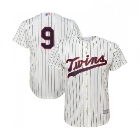 Mens Minnesota Twins 9 Marwin Gonzalez Replica Cream Alternate Cool Base Baseball Jersey