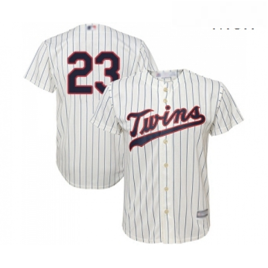 Mens Minnesota Twins 23 Nelson Cruz Replica Cream Alternate Cool Base Baseball Jersey