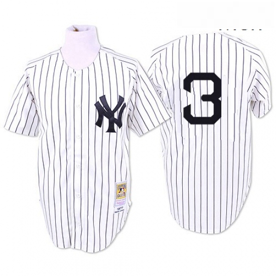 Mens Mitchell and Ness 1932 New York Yankees 3 Babe Ruth Replica White Throwback MLB Jersey