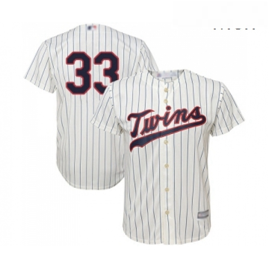 Mens Minnesota Twins 33 Martin Perez Replica Cream Alternate Cool Base Baseball Jersey