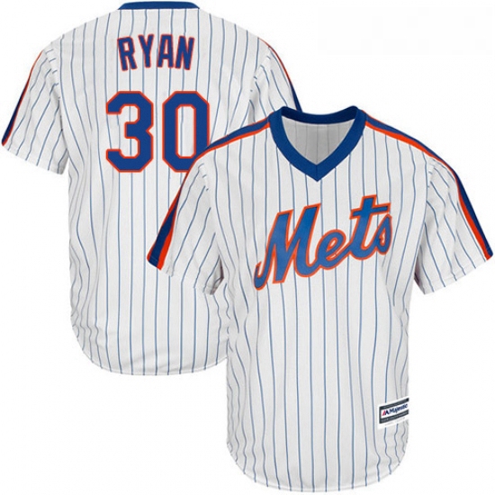 Mens Majestic New York Mets 30 Nolan Ryan Replica White Alternate Cool Base MLB Jersey