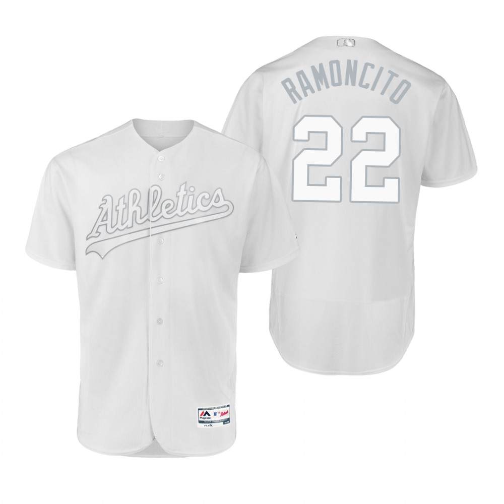 Oakland Athletics Ramon Laureano Ramoncito White 2019 Players Weekend MLB Jersey