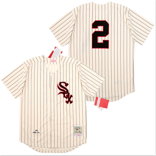 White Sox 2 Nellie Fox Cream 1959 Cooperstown Collection Jersey