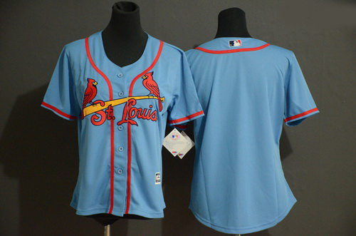 Cardinals Blank Women Light Blue Flexbase Jersey