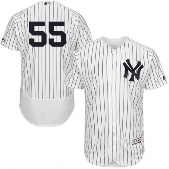 Mens Majestic New York Yankees 55 Sonny Gray WhiteNavy Flexbase Authentic Collection MLB Jersey