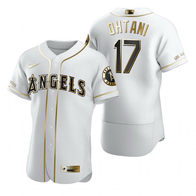 Los Angeles Angels 17 Shohei Ohtani White Nike Mens Authentic Go