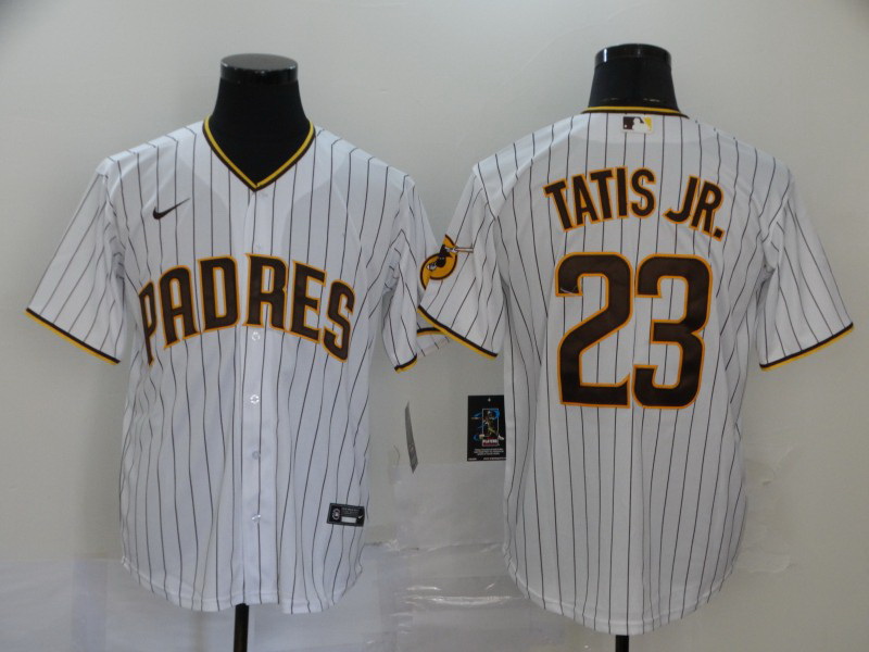 Padres 23 Fernando Tatis Jr  White Nike 2020 Cool Base Jersey