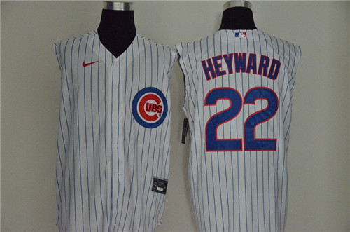 Cubs 22 Jason Heyward White Nike Cool Base Sleeveless Jersey