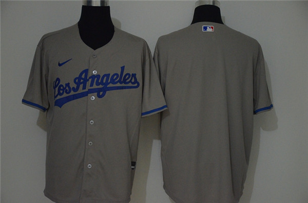 Dodgers Blank Gray 2020 Nike Cool Base Jersey