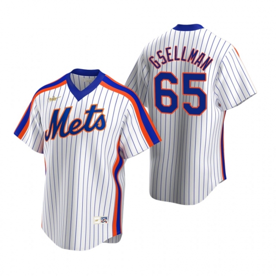 Mens Nike New York Mets 65 Robert Gsellman White Cooperstown Col