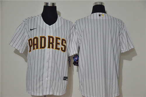 Padres Blank White Nike 2020 Cool Base Jersey