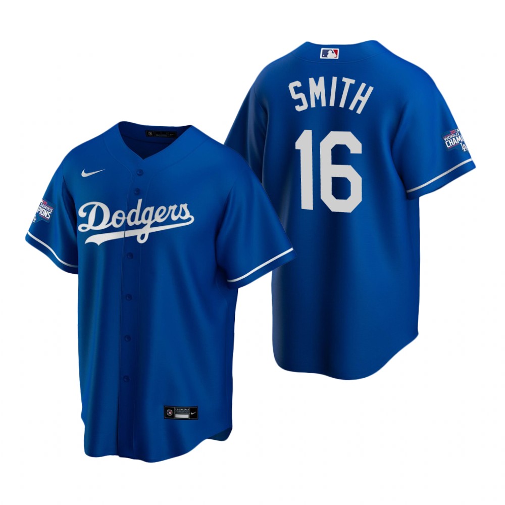 Youth Los Angeles Dodgers 16 Will Smith Royal 2020 World Series 