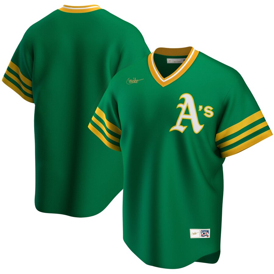 Men Oakland Athletics Nike Road Cooperstown Collection Team MLB 